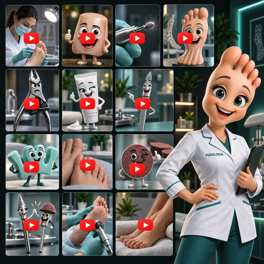 Kit de mídias para Podologia